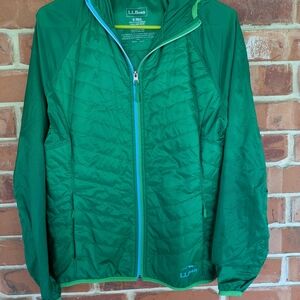 L.L. Bean Emerald Green Quilted Jacket